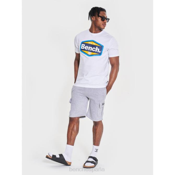 vestir Bench hombres pantalones cortos de lana claxton 8HRJ51 gris marga