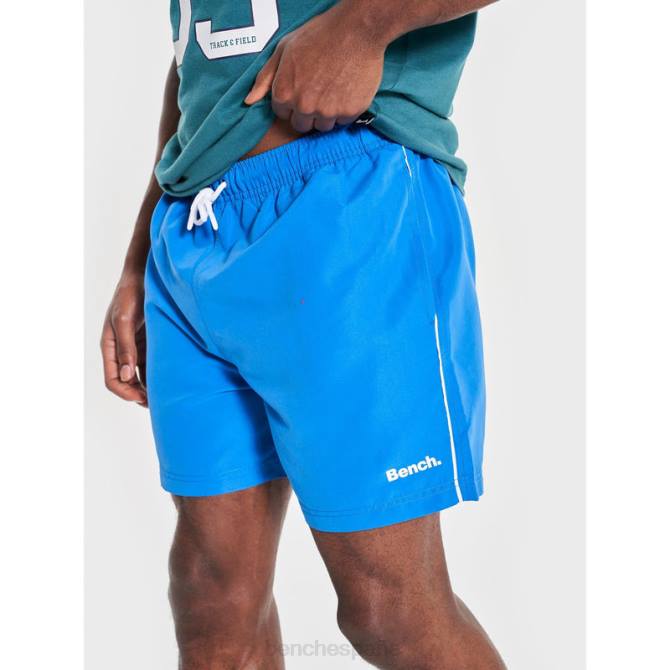 vestir Bench hombres shorts de baño azules 8HRJ44 real