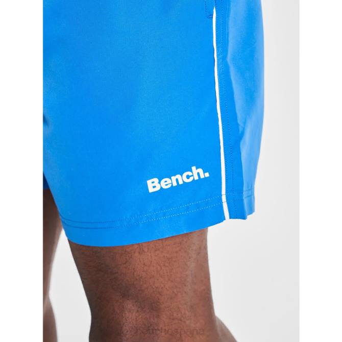 vestir Bench hombres shorts de baño azules 8HRJ44 real