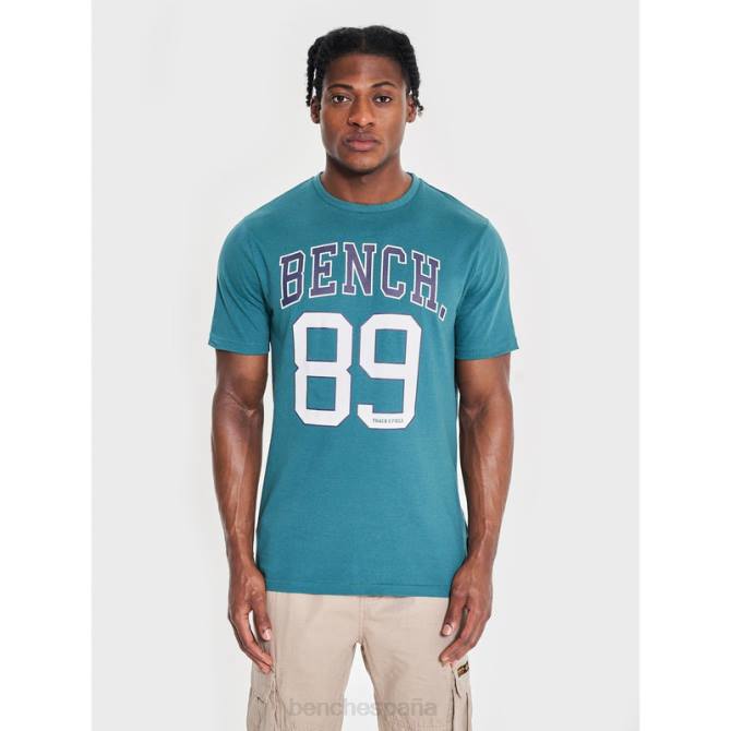 vestir Bench hombres camiseta de cazador 8HRJ13 verde