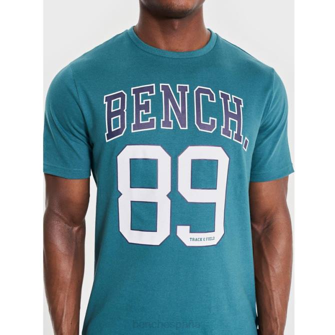 vestir Bench hombres camiseta de cazador 8HRJ13 verde