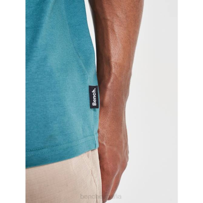 vestir Bench hombres camiseta de cazador 8HRJ13 verde