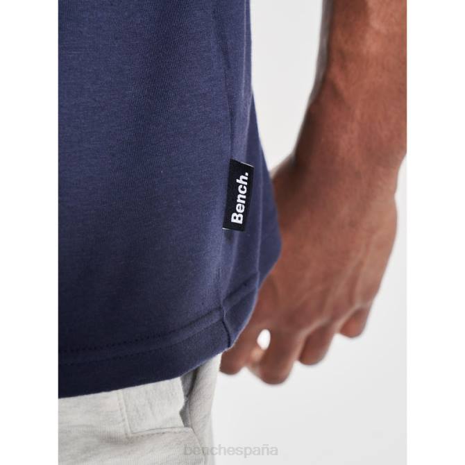 vestir Bench hombres camiseta de cazador 8HRJ14 Armada