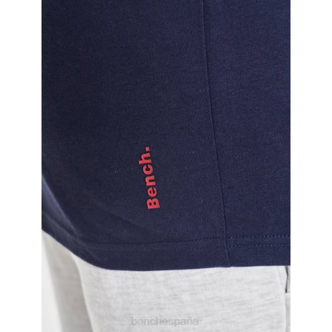 vestir Bench hombres camiseta de cazador 8HRJ14 Armada