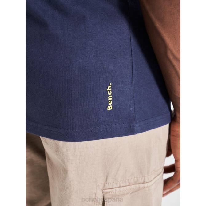 vestir Bench hombres camiseta denzo 8HRJ6 Armada