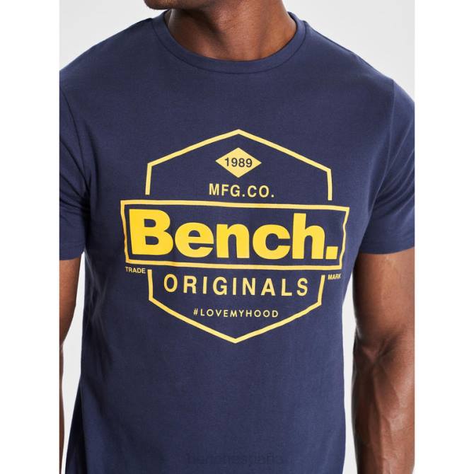 vestir Bench hombres camiseta denzo 8HRJ6 Armada