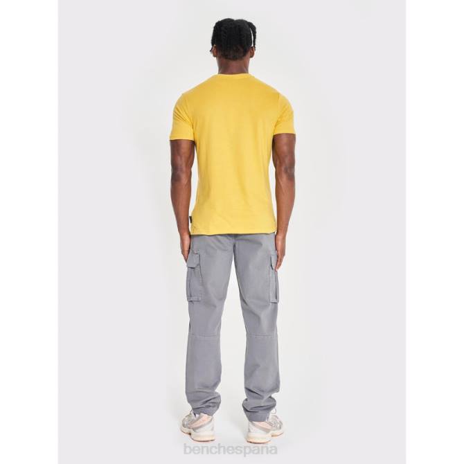 vestir Bench hombres camiseta denzo 8HRJ7 amarillo