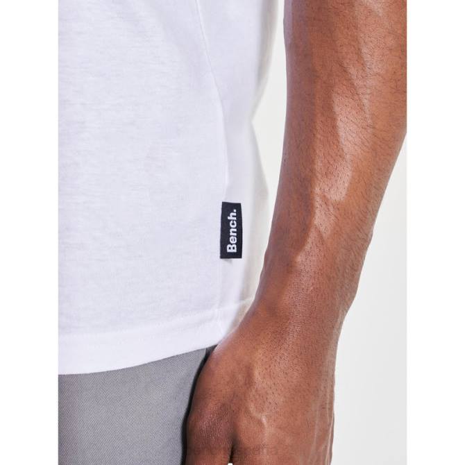vestir Bench hombres camiseta jared 8HRJ15 blanco
