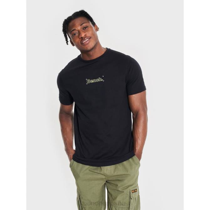 vestir Bench hombres camiseta jared 8HRJ17 negro