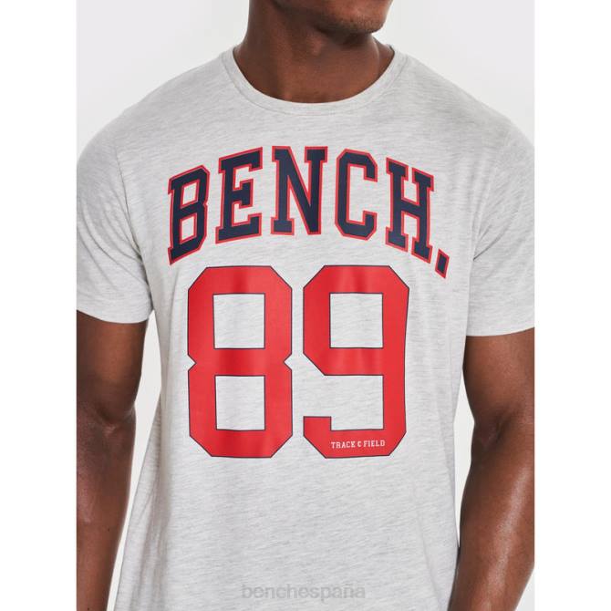 vestir Bench hombres conjunto de shorts y camiseta ralhut 8HRJ63 crudo marga