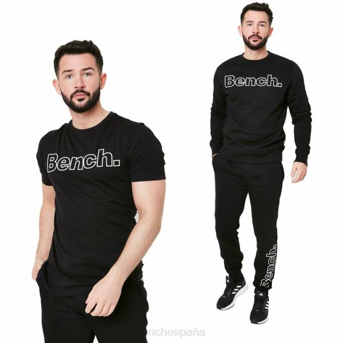 vestir Bench hombres conjunto de chándal akon de 3 piezas 8HRJ69 negro