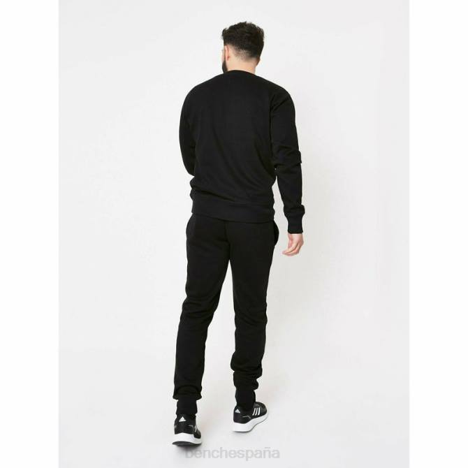 vestir Bench hombres conjunto de chándal akon de 3 piezas 8HRJ69 negro