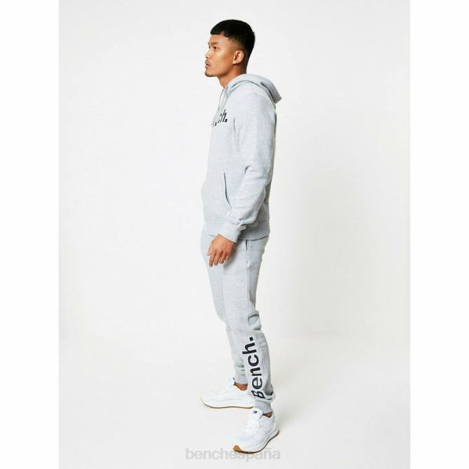 vestir Bench hombres conjunto de chándal axel de 3 piezas 8HRJ70 gris marga
