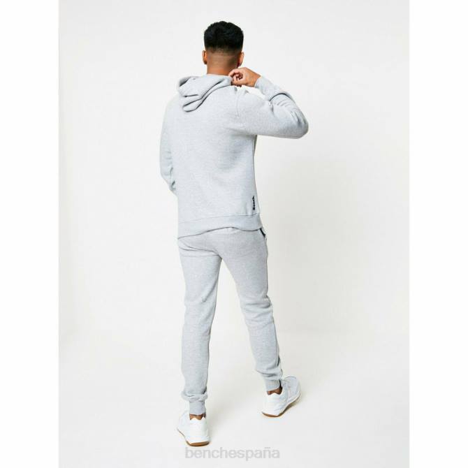 vestir Bench hombres conjunto de chándal axel de 3 piezas 8HRJ70 gris marga