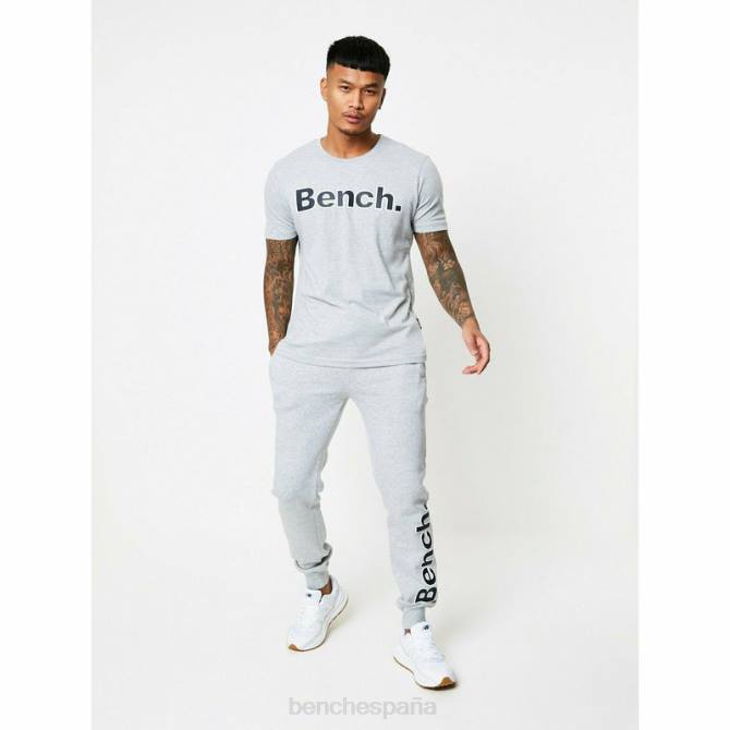 vestir Bench hombres conjunto de chándal axel de 3 piezas 8HRJ70 gris marga