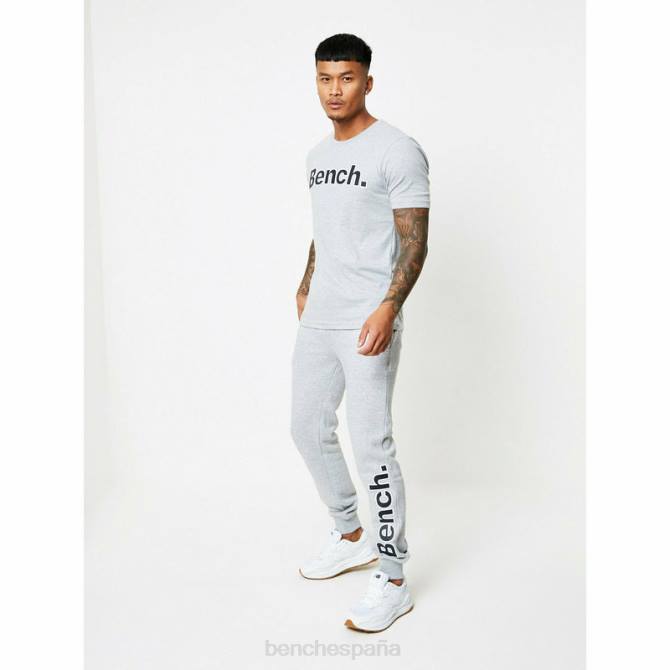 vestir Bench hombres conjunto de chándal axel de 3 piezas 8HRJ70 gris marga