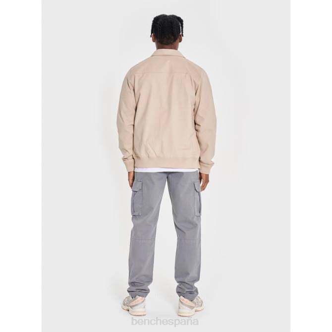 vestir Bench hombres chaqueta harrington 8HRJ39 piedra