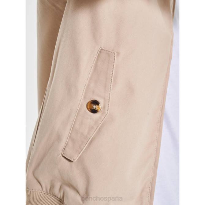 vestir Bench hombres chaqueta harrington 8HRJ39 piedra