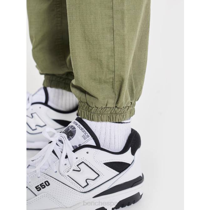 vestir Bench hombres pantalones cargo devvie 8HRJ53 caqui