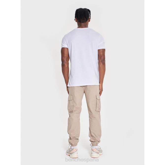 vestir Bench hombres pantalones cargo devvie 8HRJ54 piedra