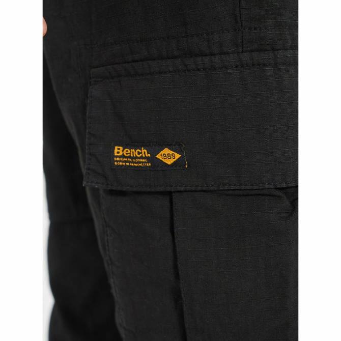 vestir Bench hombres pantalones cargo devvie 8HRJ57 negro