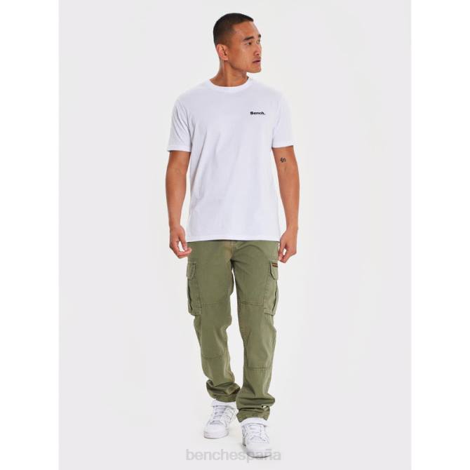 vestir Bench hombres pantalones cargo sergei 8HRJ52 caqui