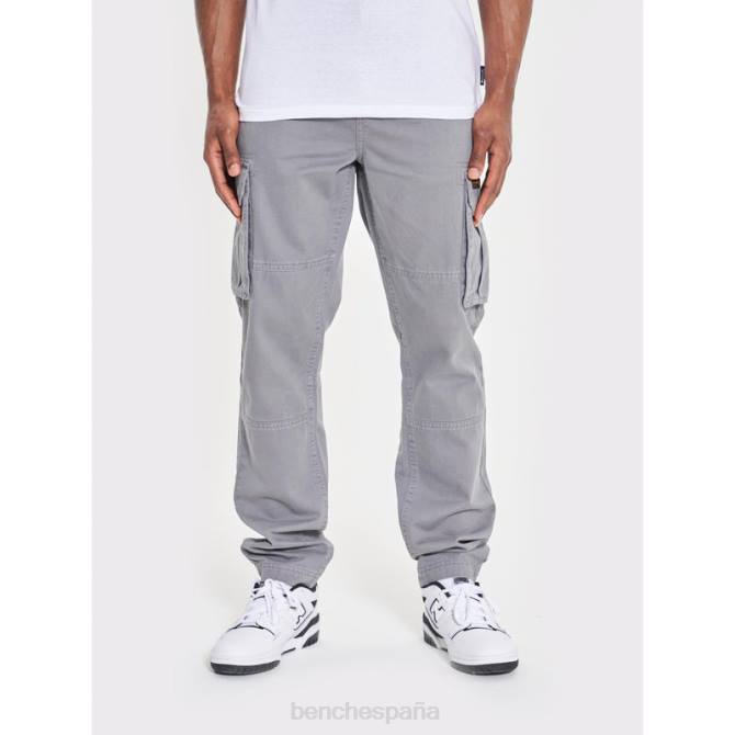 vestir Bench hombres pantalones cargo sergei 8HRJ56 gris