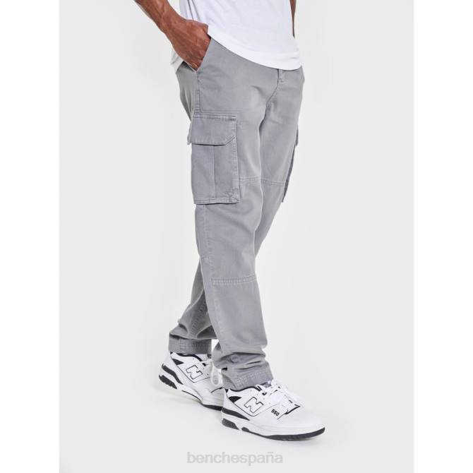 vestir Bench hombres pantalones cargo sergei 8HRJ56 gris