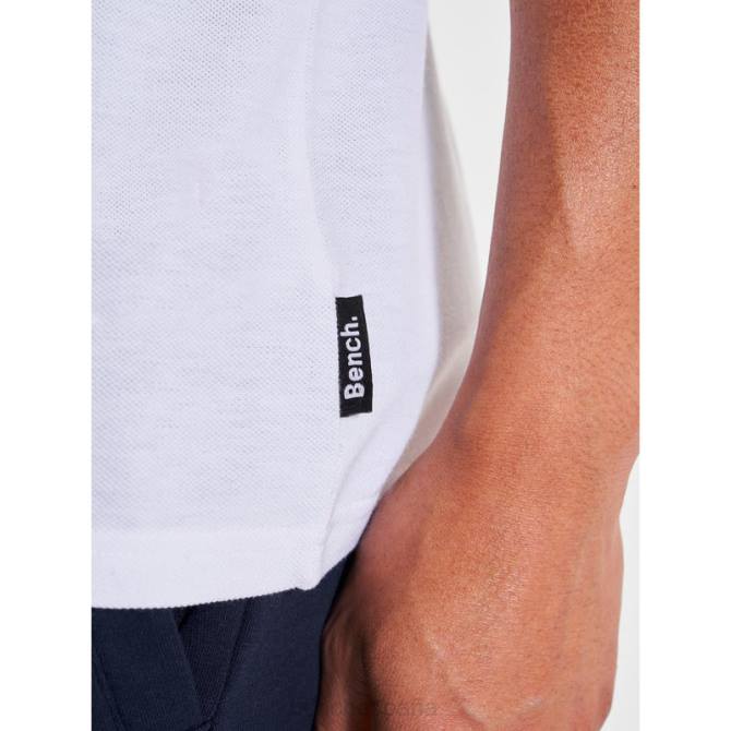 vestir Bench hombres pack de 3 polos en blanco 8HRJ1 clasificado
