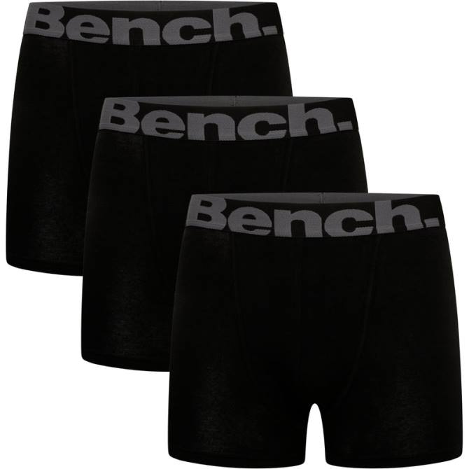 vestir Bench hombres calzoncillos sutton paquete de 3 8HRJ86 negro