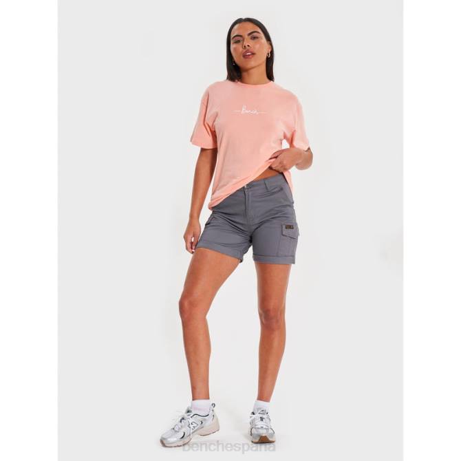 vestir Bench mujer pantalones cortos de combate ashline 8HRJ131 carbón