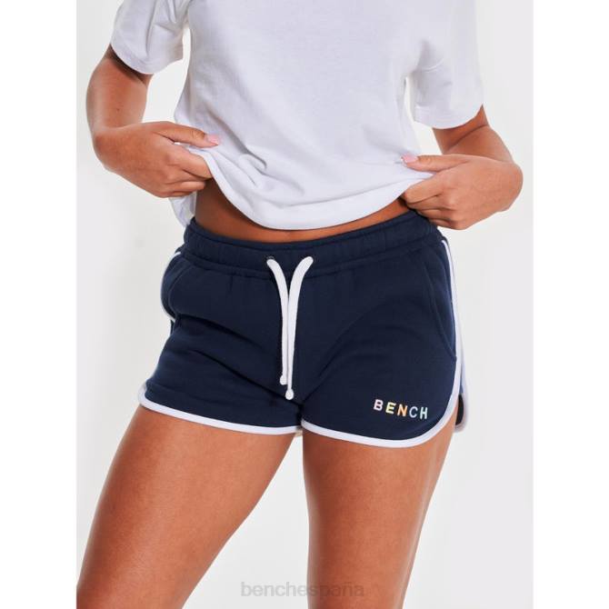 vestir Bench mujer shorts de polar con estampado de estrellas 8HRJ137 Armada