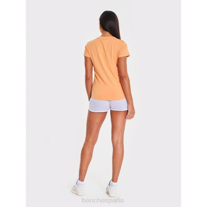 vestir Bench mujer camiseta berla 8HRJ96 naranja