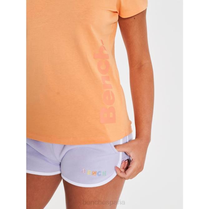 vestir Bench mujer camiseta berla 8HRJ96 naranja