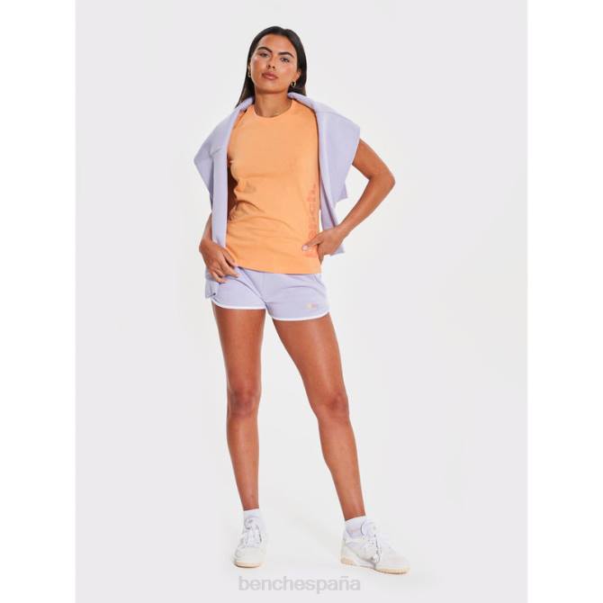 vestir Bench mujer camiseta berla 8HRJ96 naranja