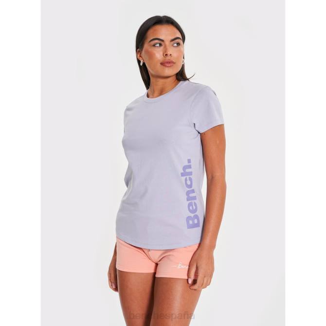 vestir Bench mujer camiseta berla 8HRJ98 lila