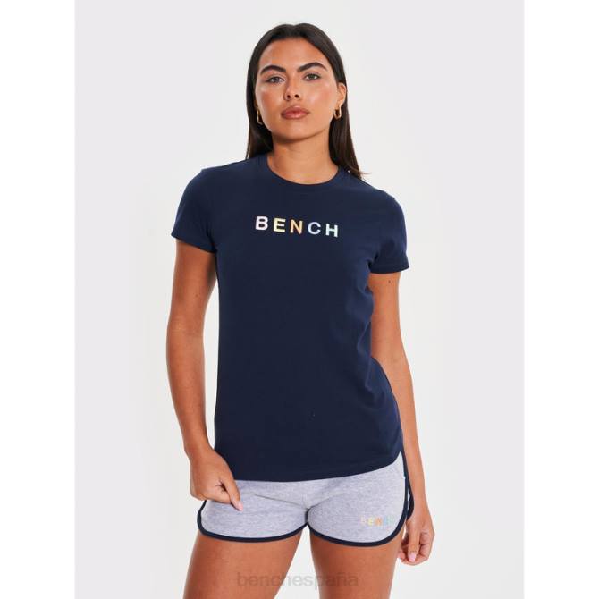 vestir Bench mujer camiseta gallea 8HRJ90 Armada