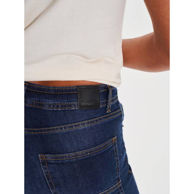 vestir Bench mujer jeans ajustados Faye 8HRJ117 lavado oscuro