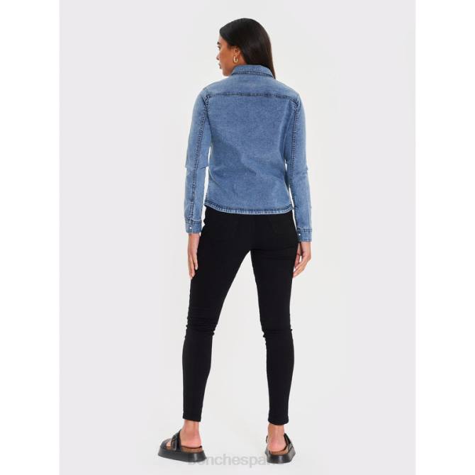 vestir Bench mujer jeans ajustados Faye 8HRJ118 negro