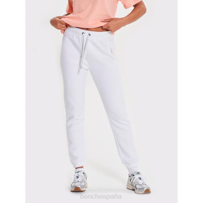 vestir Bench mujer joggers julane 8HRJ122 blanco