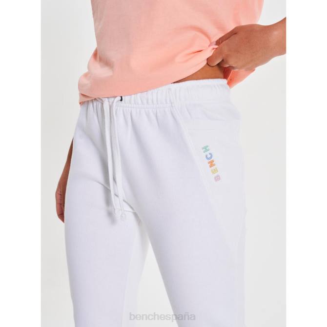 vestir Bench mujer joggers julane 8HRJ122 blanco