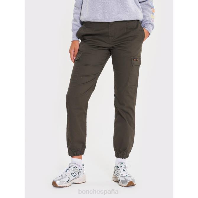 vestir Bench mujer pantalones cargo doah 8HRJ126 caqui
