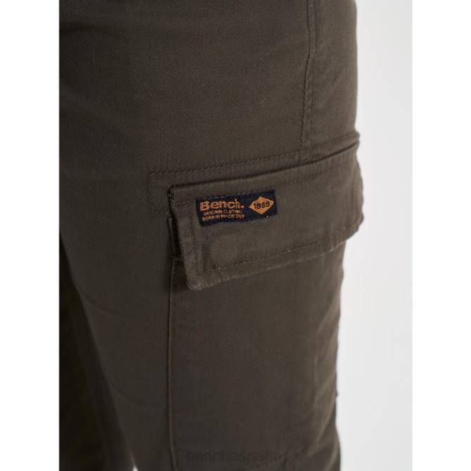 vestir Bench mujer pantalones cargo doah 8HRJ126 caqui