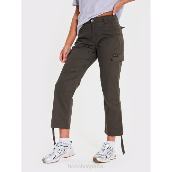 vestir Bench mujer pantalones cargo elfriede 8HRJ129 caqui
