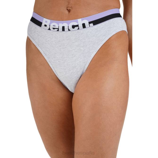 vestir Bench mujer top corto y braguita sienna 8HRJ144 gris marga