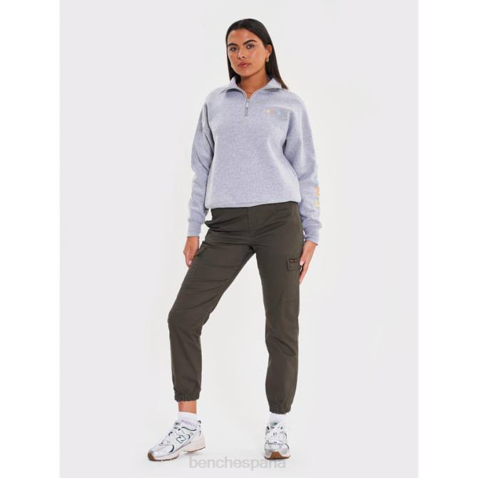 vestir Bench mujer embudo de sudor jobelle qtr 8HRJ102 gris marga