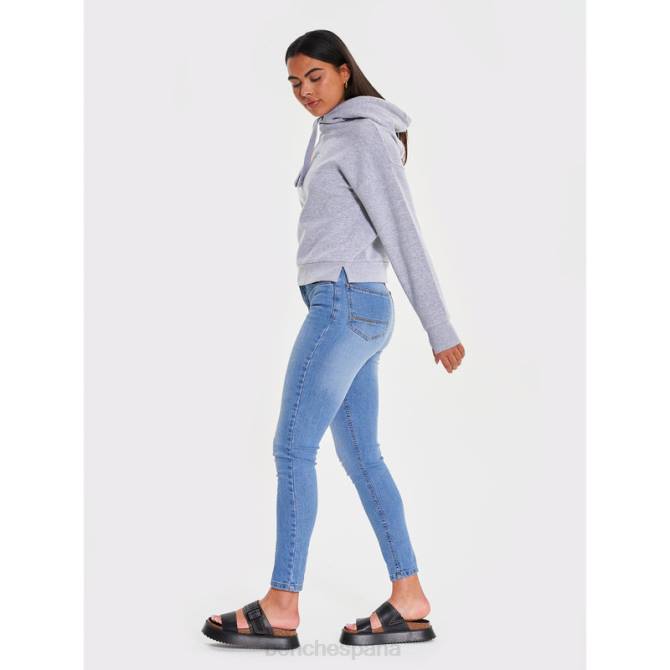 vestir Bench mujer sudadera con capucha emaline 8HRJ103 gris marga