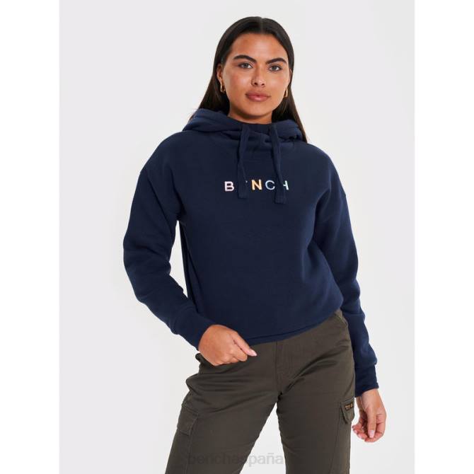 vestir Bench mujer sudadera con capucha emaline 8HRJ105 Armada