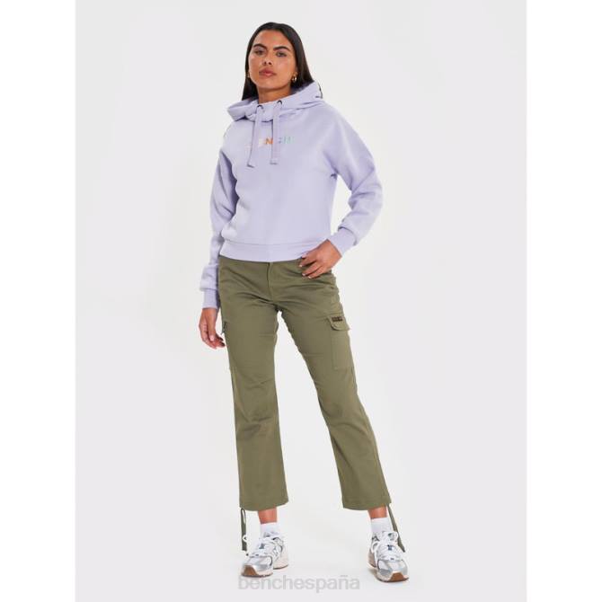 vestir Bench mujer sudadera con capucha emaline 8HRJ106 lila