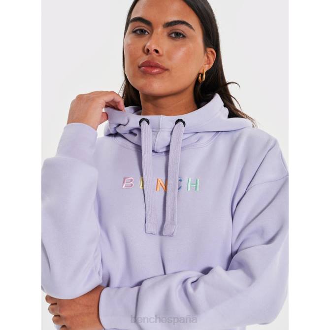 vestir Bench mujer sudadera con capucha emaline 8HRJ106 lila